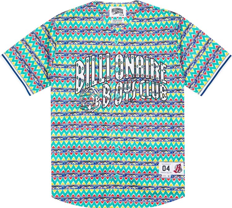 Футболка Billionaire Boys Club Lightyears Jersey 'Green/White/Pattern', зеленый - фото