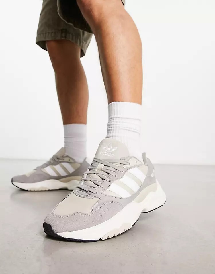 

Серые кроссовки adidas Originals Retropy F90, серый