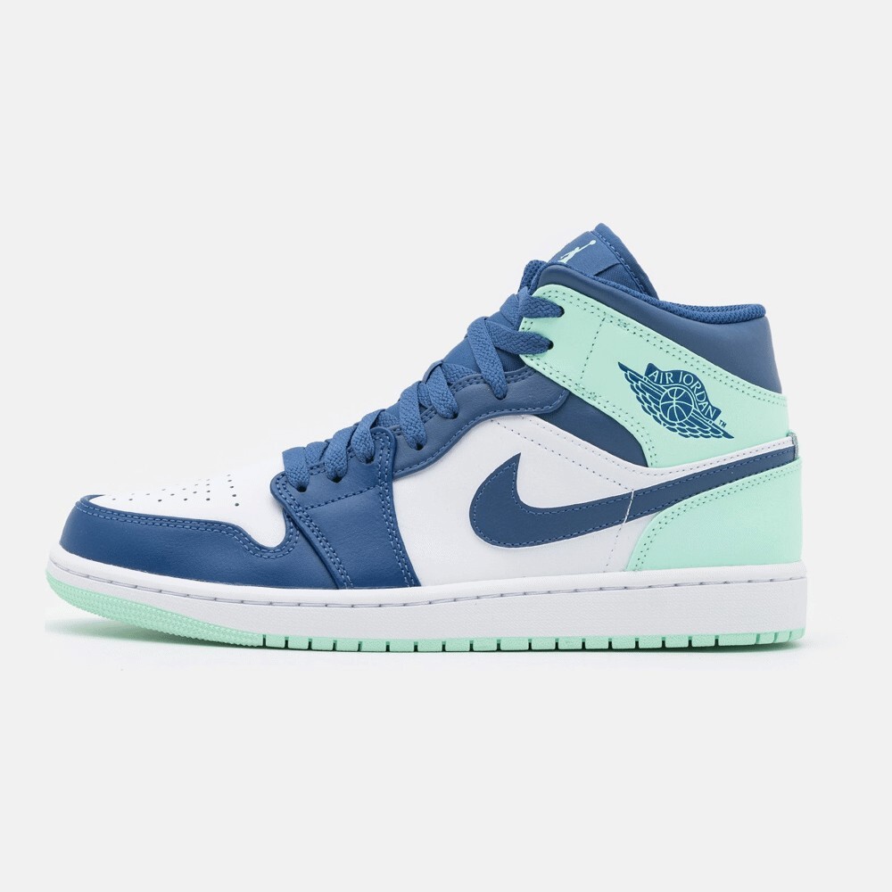 

Кроссовки Jordan Air Jordan 1 Mid, mystic navy/mint foam/white