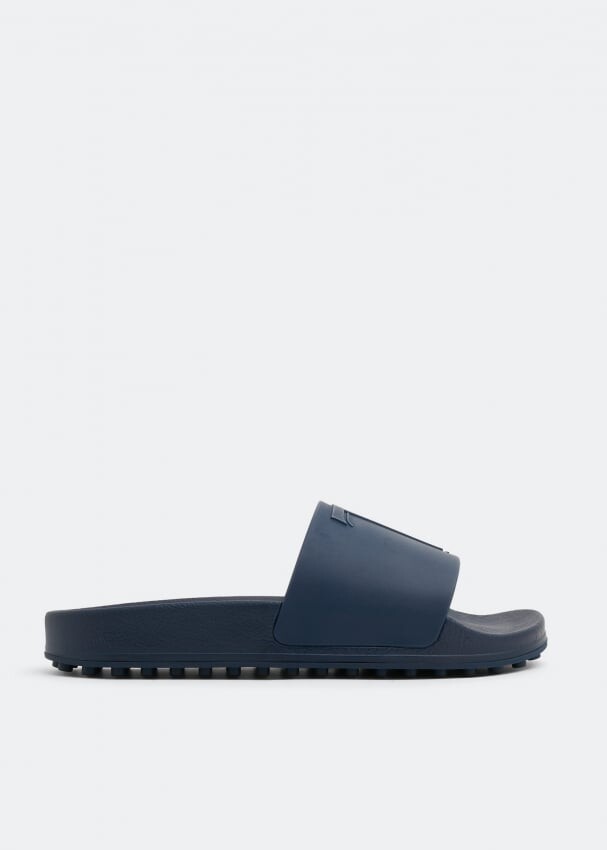 

Шлепанцы TOD'S Monogram rubber slides, синий
