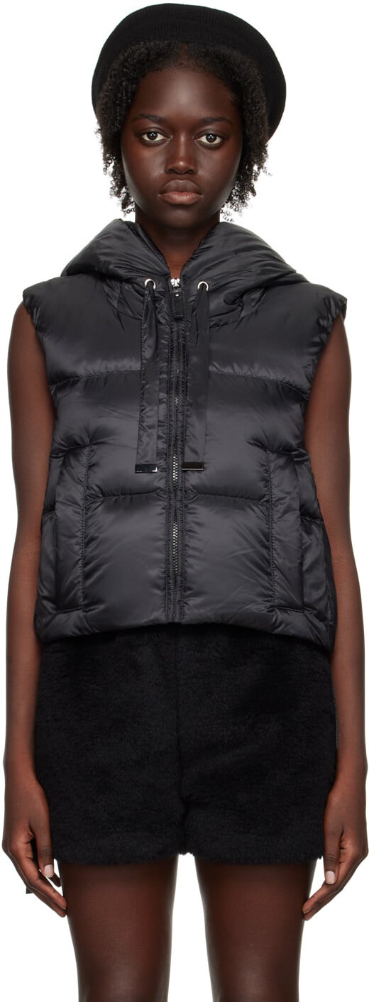 

Black Seigo Down Vest Max Mara, Серый