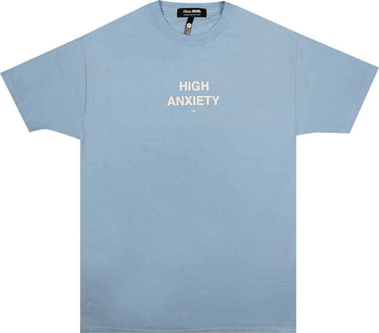 

Футболка Skim Milk High Anxiety Tee 'Powder Blue', синий