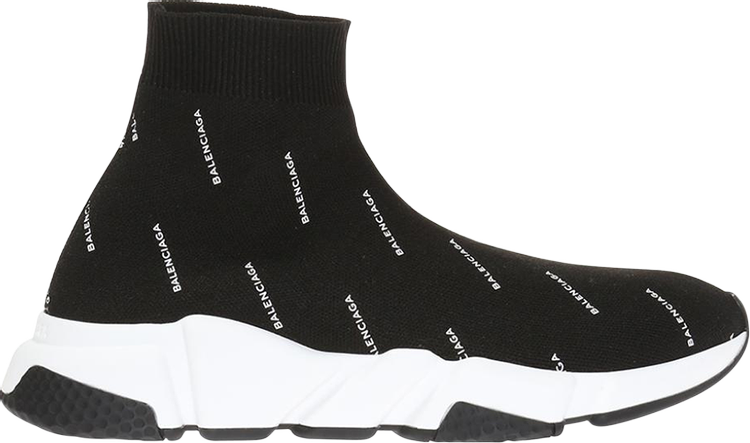 Balenciaga speed trainer sales mid black