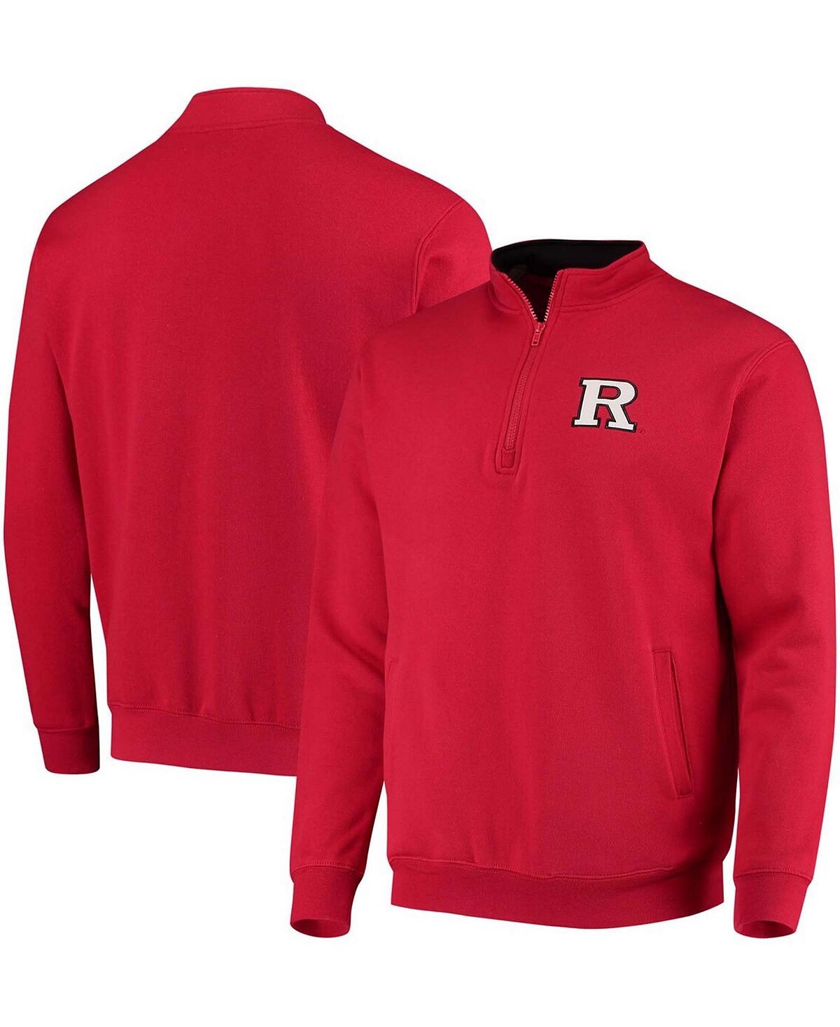 

Мужская куртка scarlet rutgers scarlet knights tortugas logo с молнией на четверть Colosseum