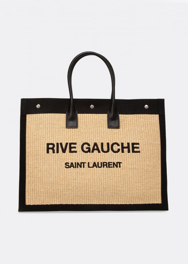 Сумка-тоут SAINT LAURENT Rive Gauche tote bag, бежевый сумка saint laurent leather wallet черный