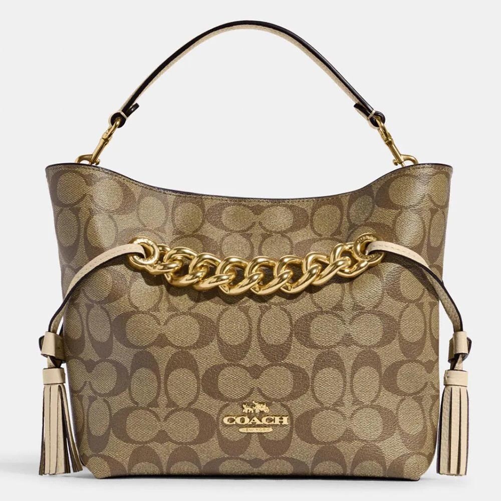 

Сумка через плечо Coach Andy In Exclusive Canvas, хаки/мультиколор