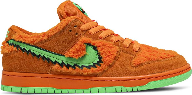 Лимитированные кроссовки Nike Grateful Dead x Dunk Low SB 'Orange Bear', оранжевый