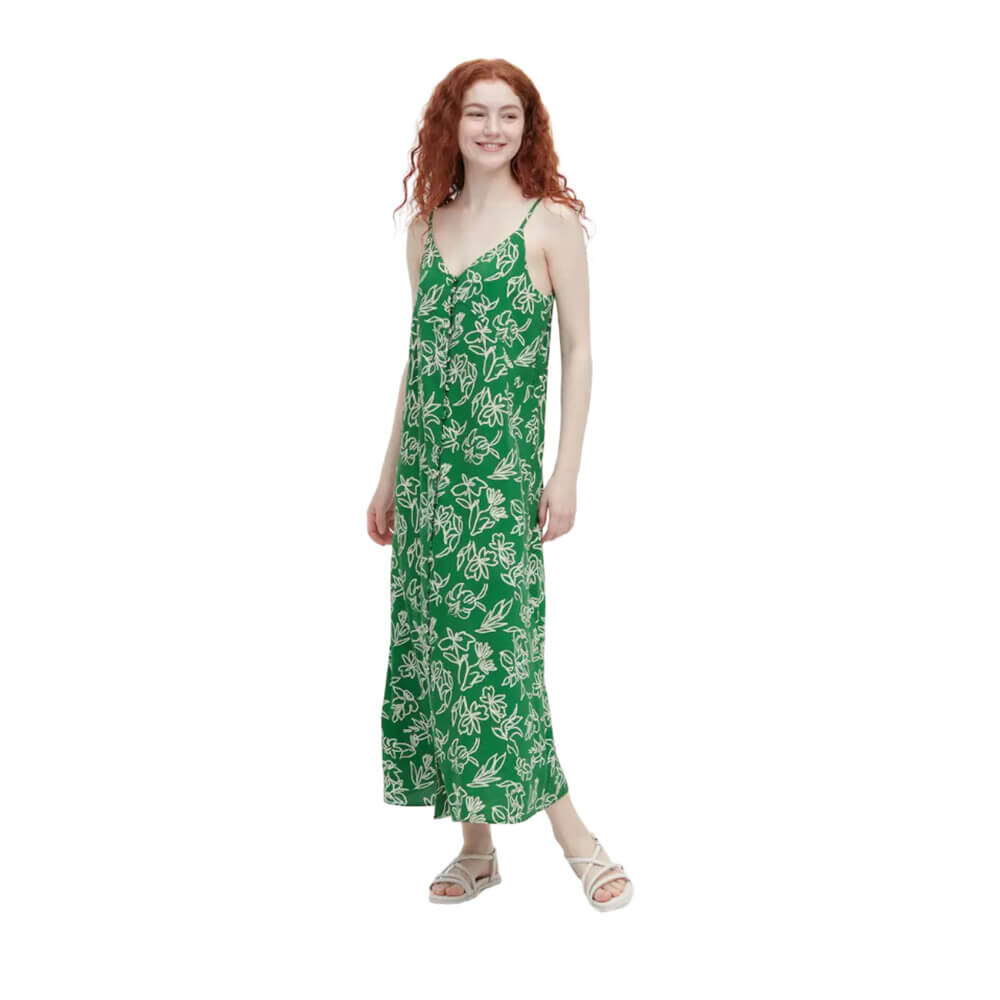 

Платье Uniqlo Button-Down Flared, зеленый