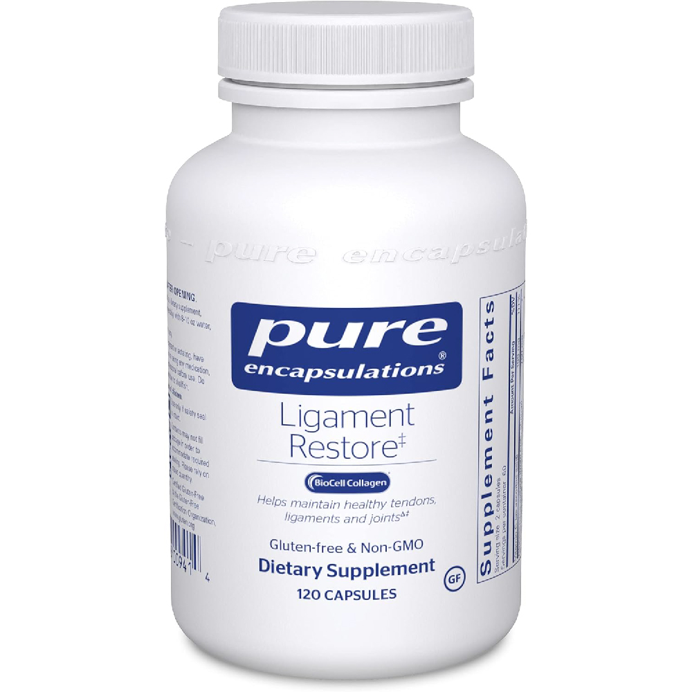 Мультивитамин Pure Encapsulations Ligament Restore, 120 капсул 2 упаковки энимал флэкс 44 pack для суставов и связок