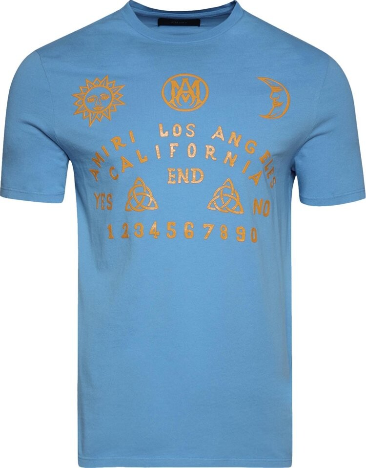 

Футболка Amiri Ouija Board Tee 'Carolina Blue', синий