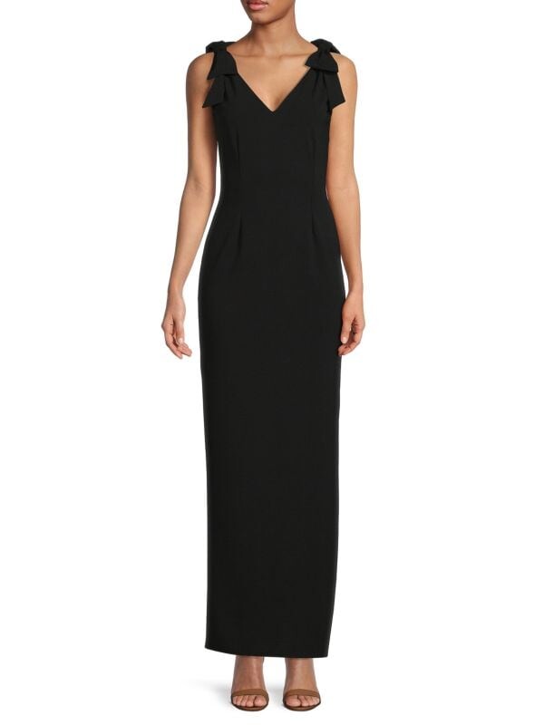 

Платье The Fashion Poet макси с бантом, черный