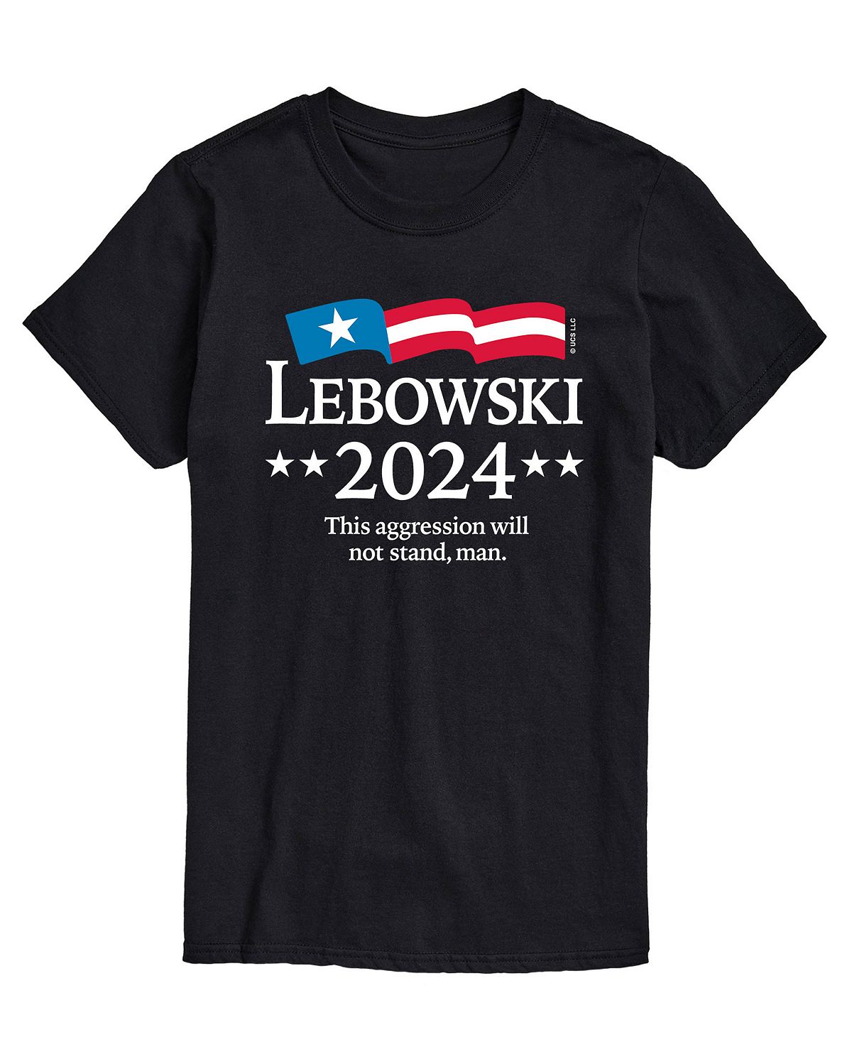 Мужская футболка the big lebowski lebowski 2024 AIRWAVES, черный