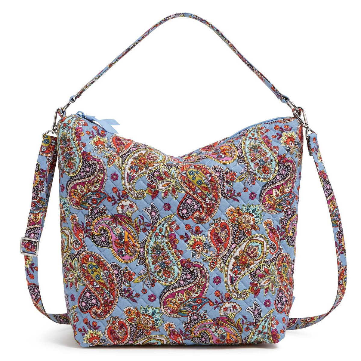 цена Сумка Vera Bradley Oversized Hobo Shoulder, голубой