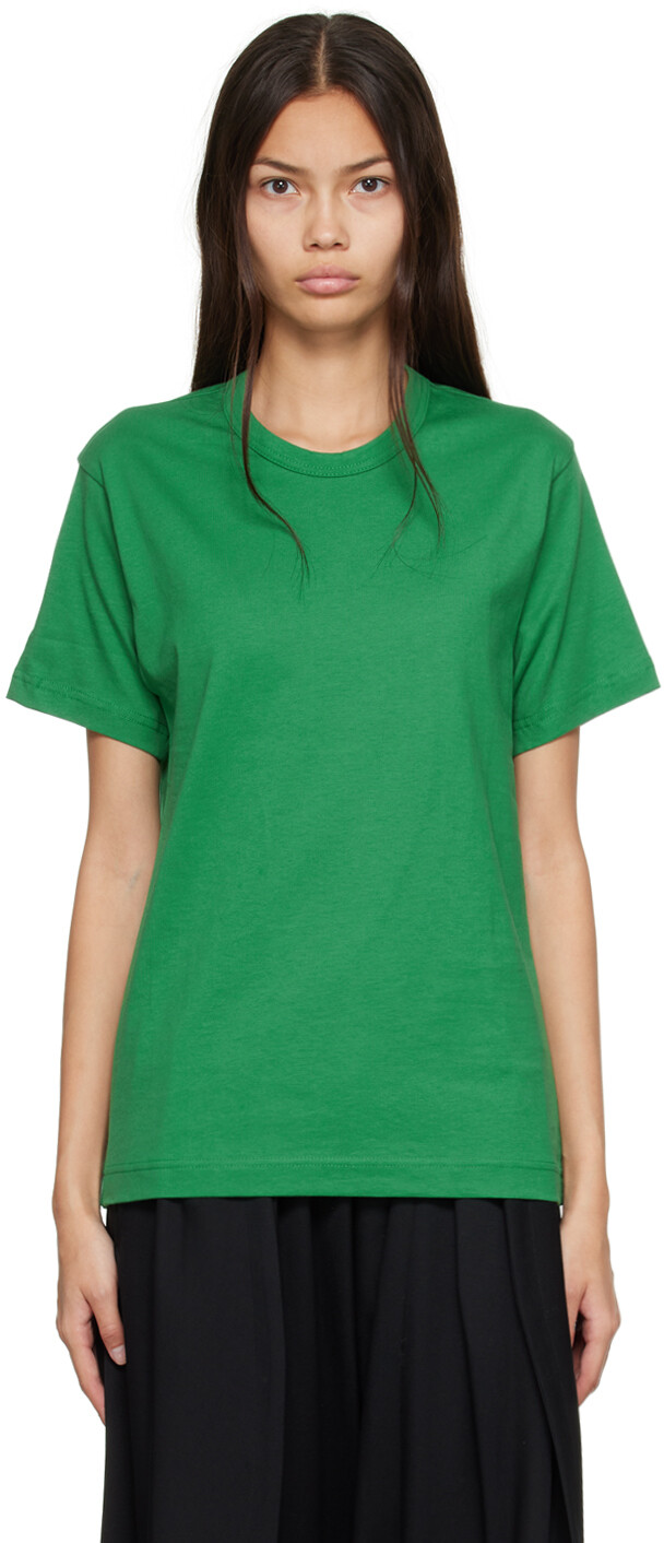 

Зеленая футболка с принтом Comme des Garçons Shirt