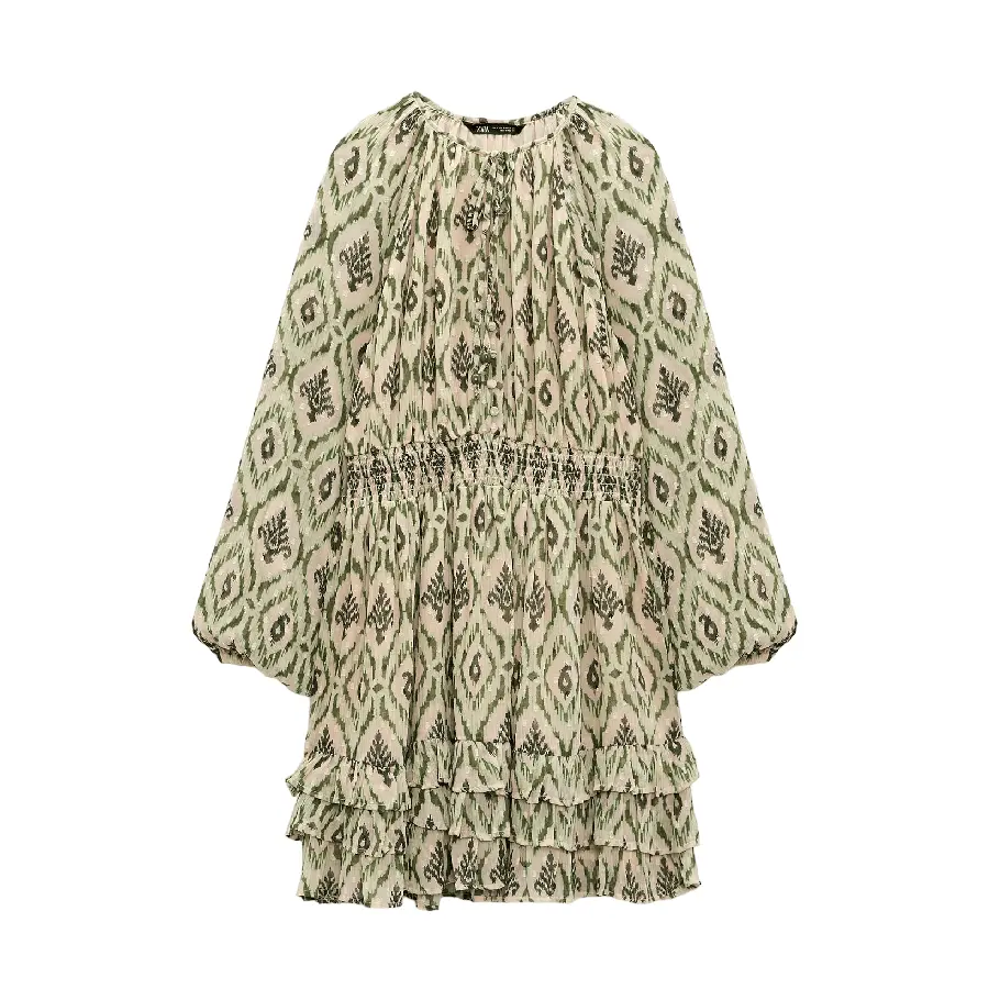 

Платье Zara Printed Plumetis, мультиколор
