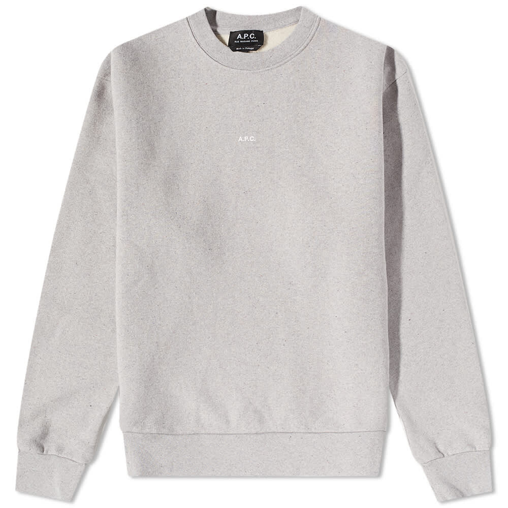 

Толстовка A.P.C Steve Central Logo Crew Sweat, Серый