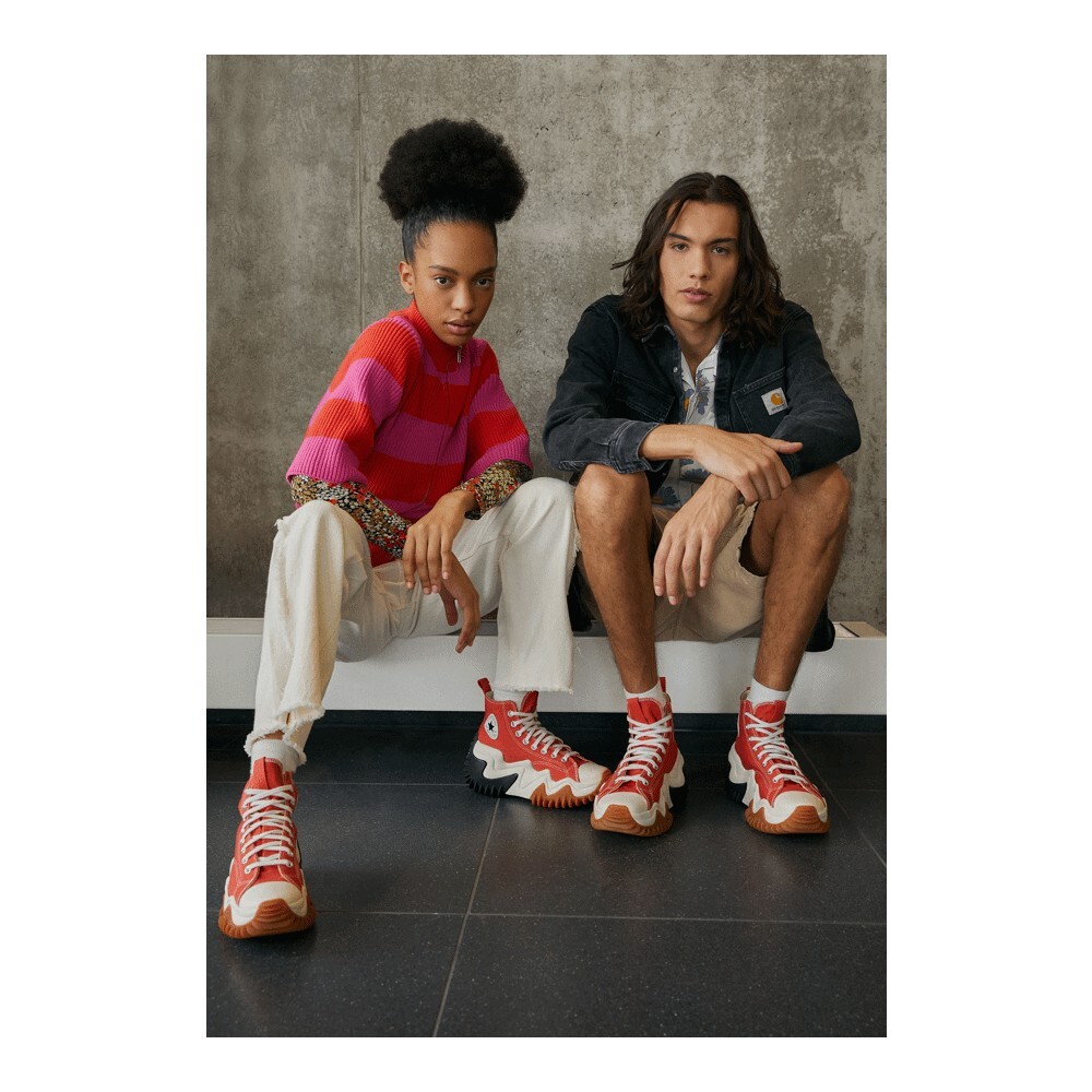 

Кроссовки Converse Run Star Motion Platform Unisex, orange/white/brown