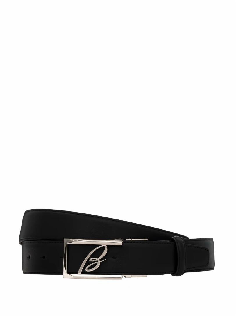 

Кожаный ремень с логотипом Brioni