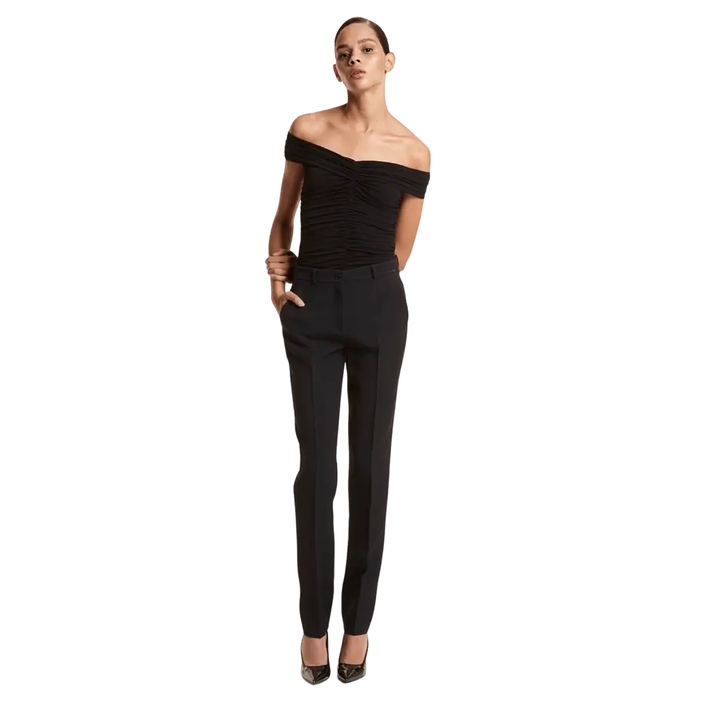 

Боди Michael Kors Stretch Matte Jersey Off-The-Shoulder, черный