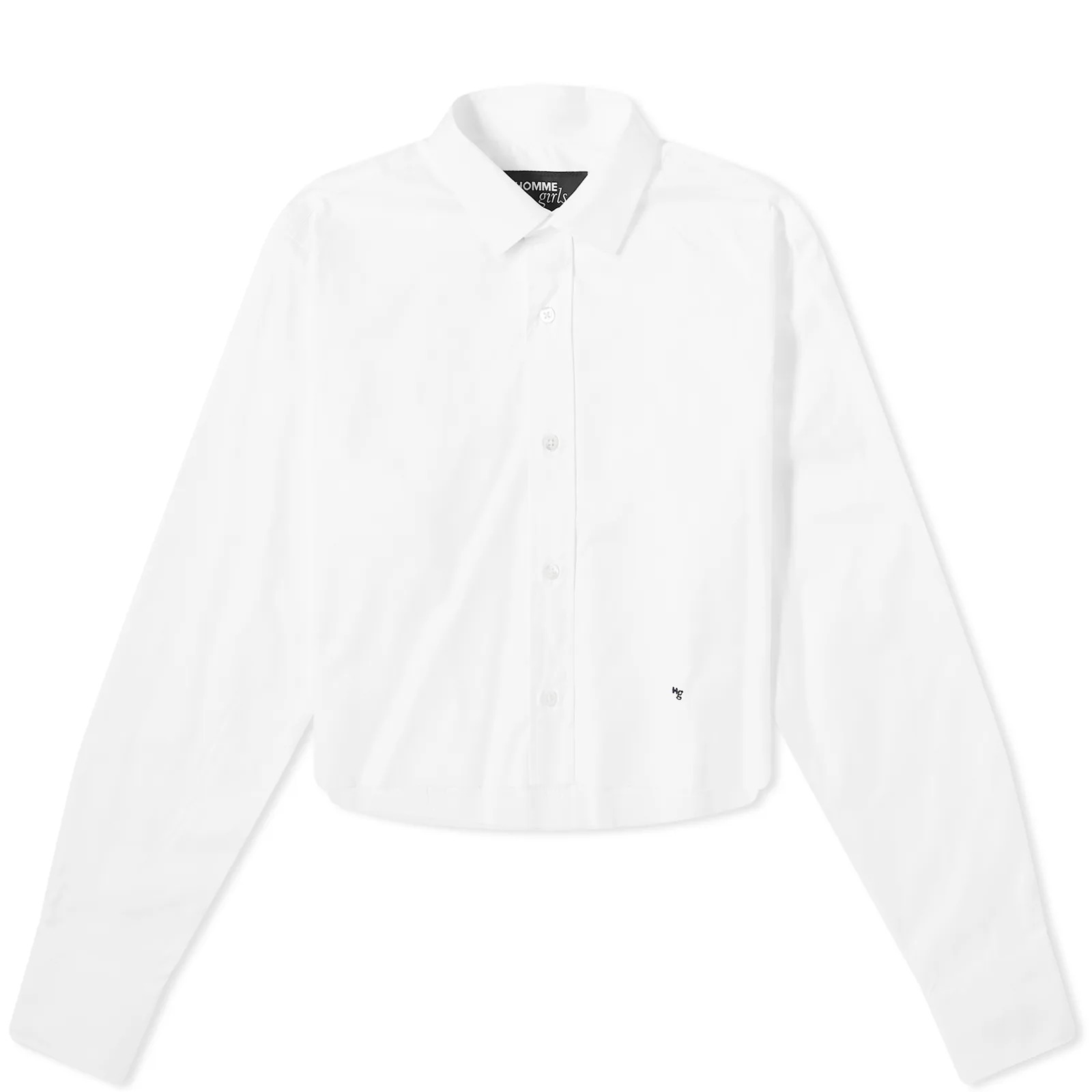 Рубашка Hommegirls Cropped, белый рубашка givenchy cropped white белый