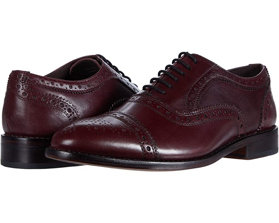 

Оксфорды Ford Cap Toe Quarter Brogue Anthony Veer, бычья кровь