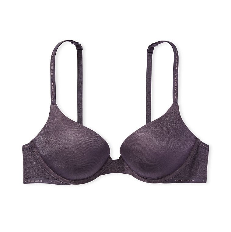 

Бюстгальтер Victoria's Secret The T-shirt Bombshell Push-Up, темно-фиолетовый
