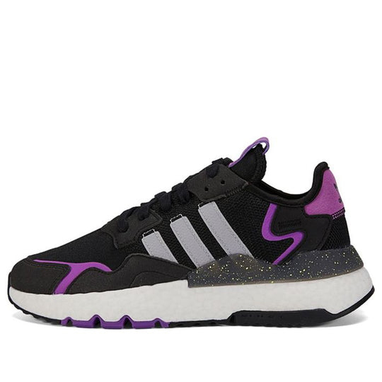 Кроссовки (WMNS) Adidas Originals Nite Jogger 'Black Purple' FX6903, черный кроссовки adidas originals zapatillas core black