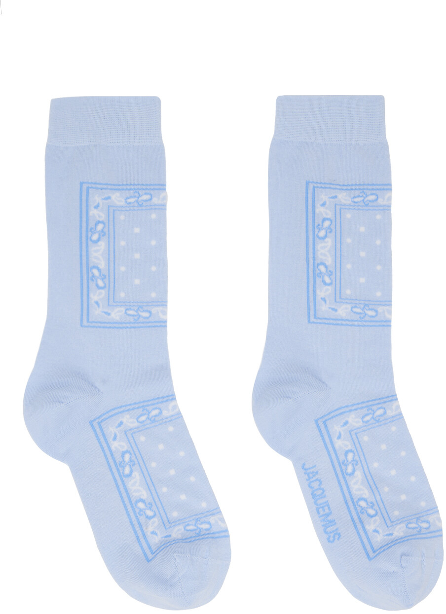 

Синие носки 'Les Chaussettes Bandana' Jacquemus