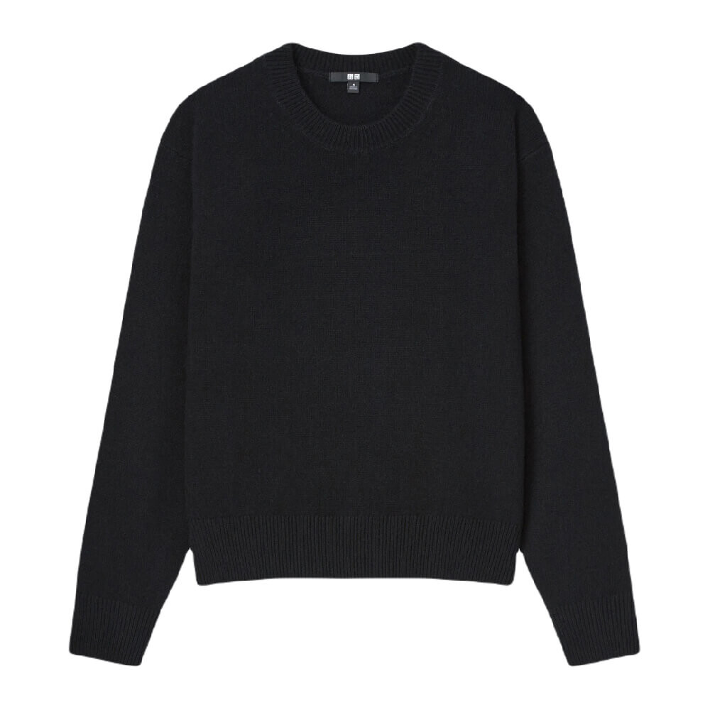

Джемпер Uniqlo Lambswool Crew Neck, черный