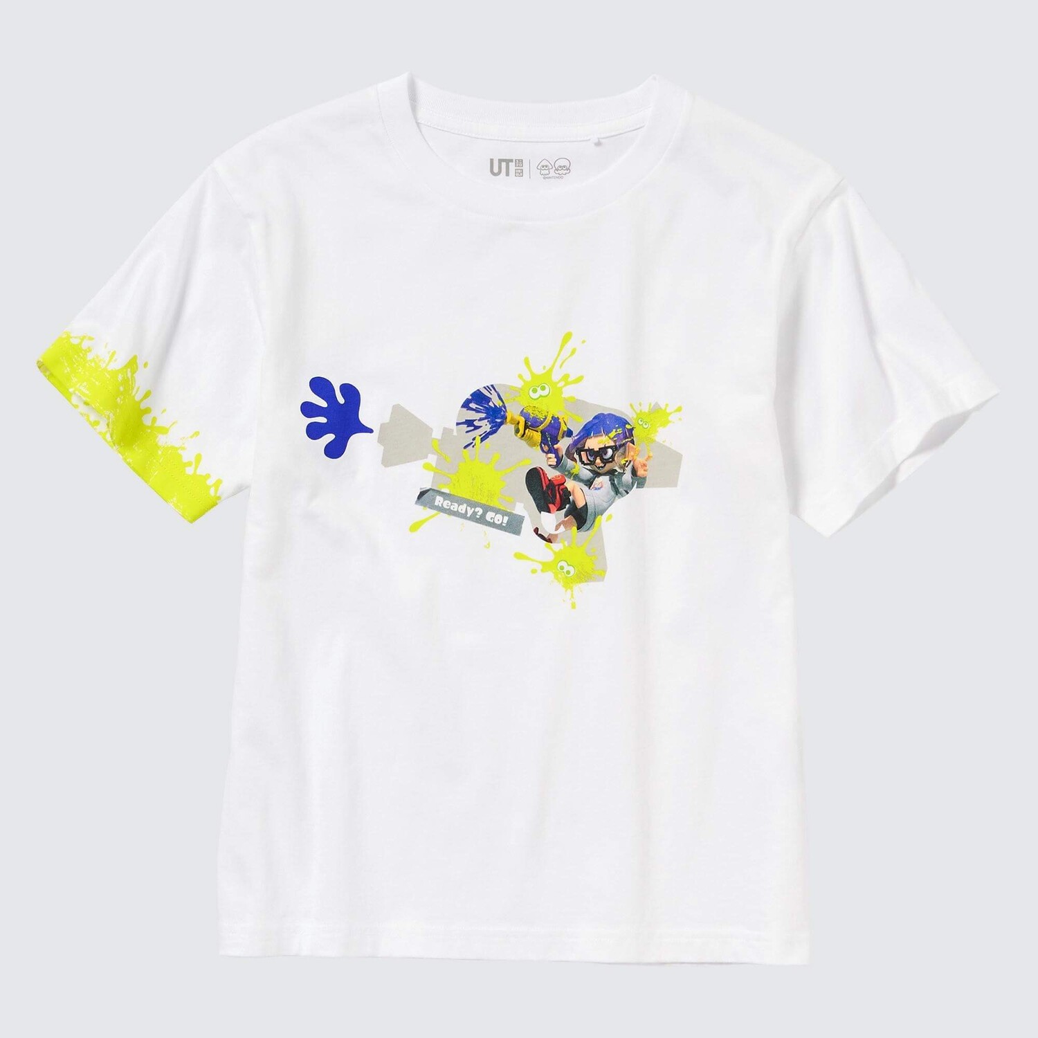

Футболка Uniqlo Splatoon 3 UT Graphic, белый