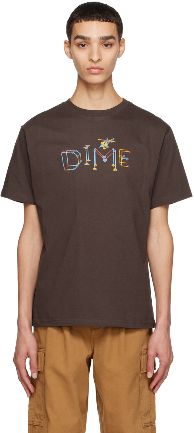 

Коричневая футболка Dnex Dime
