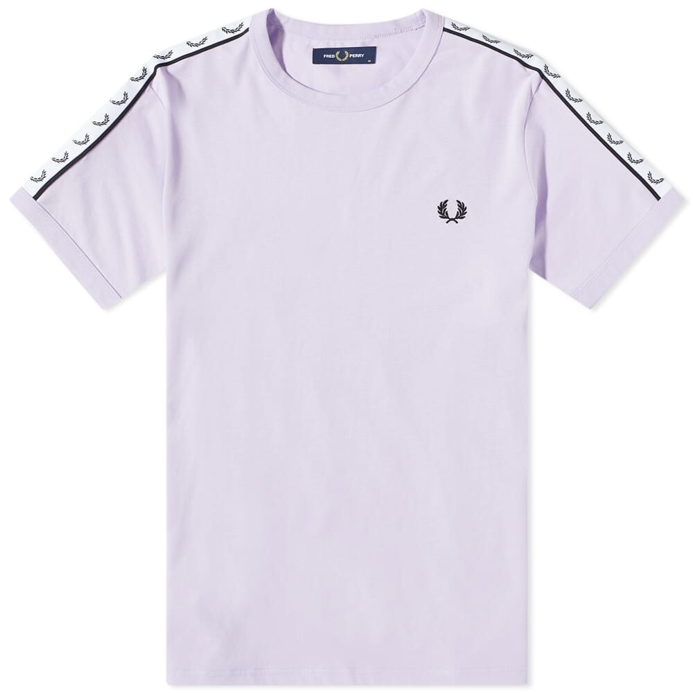 

красная футболка Perry Ringer с тесьмой Fred Perry Authentic