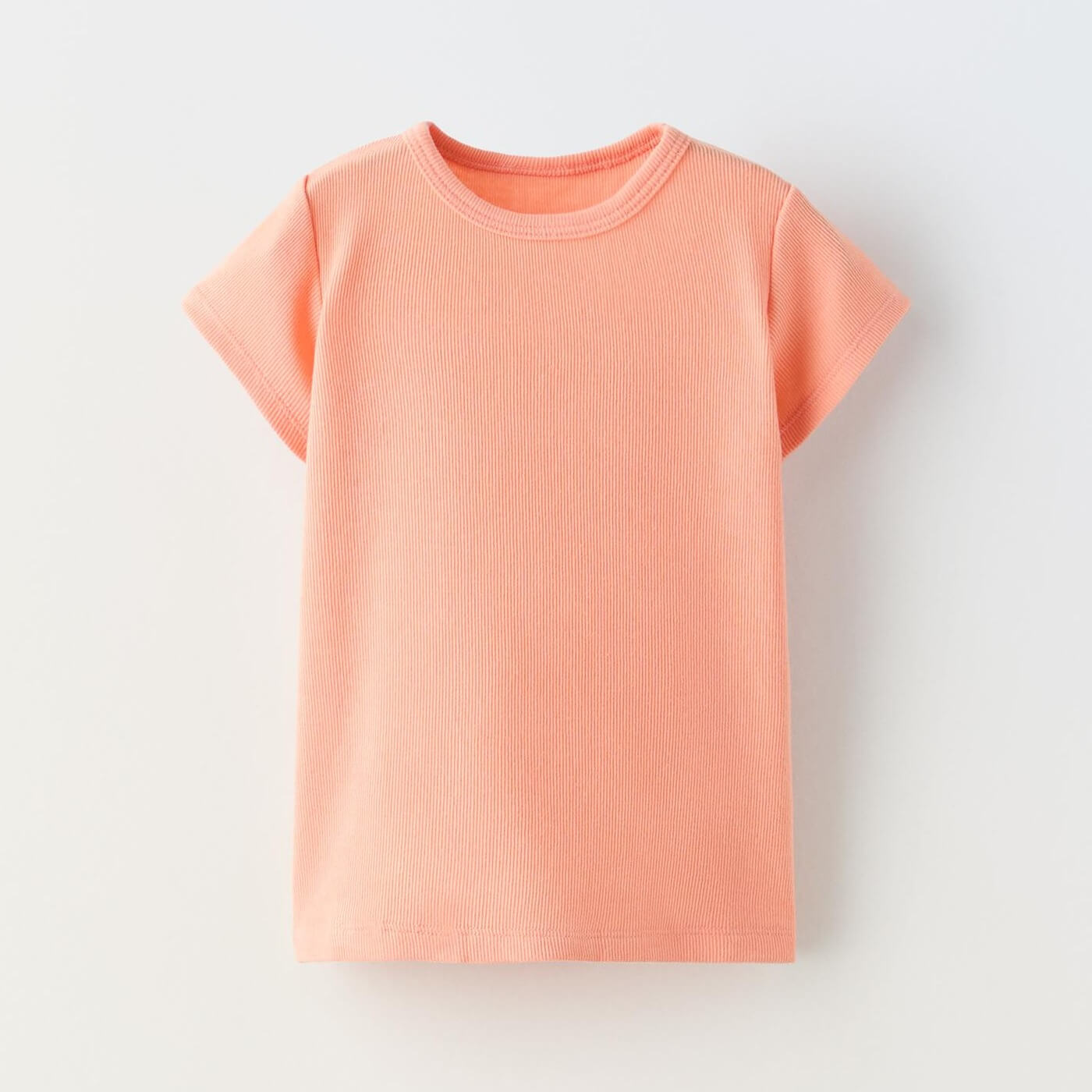 Футболка Zara Ribbed, оранжевый футболка zara ribbed fruit розовый