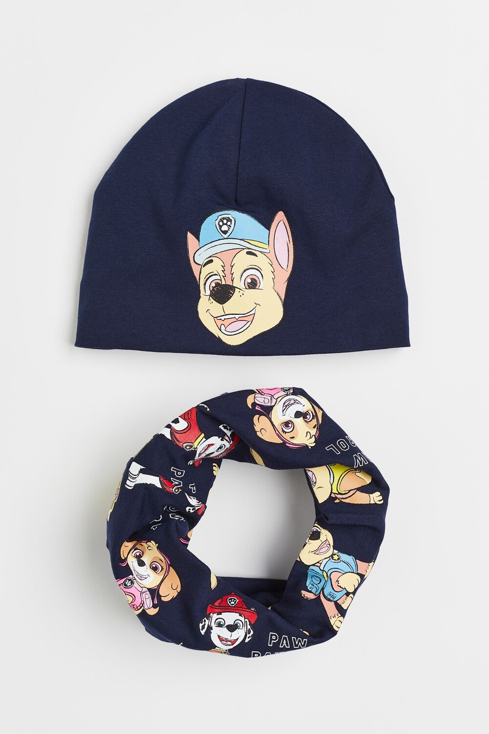 

Комплект, состоящий из шапки и шарфа H&M Paw Patrol, темно-синий/мультиколор