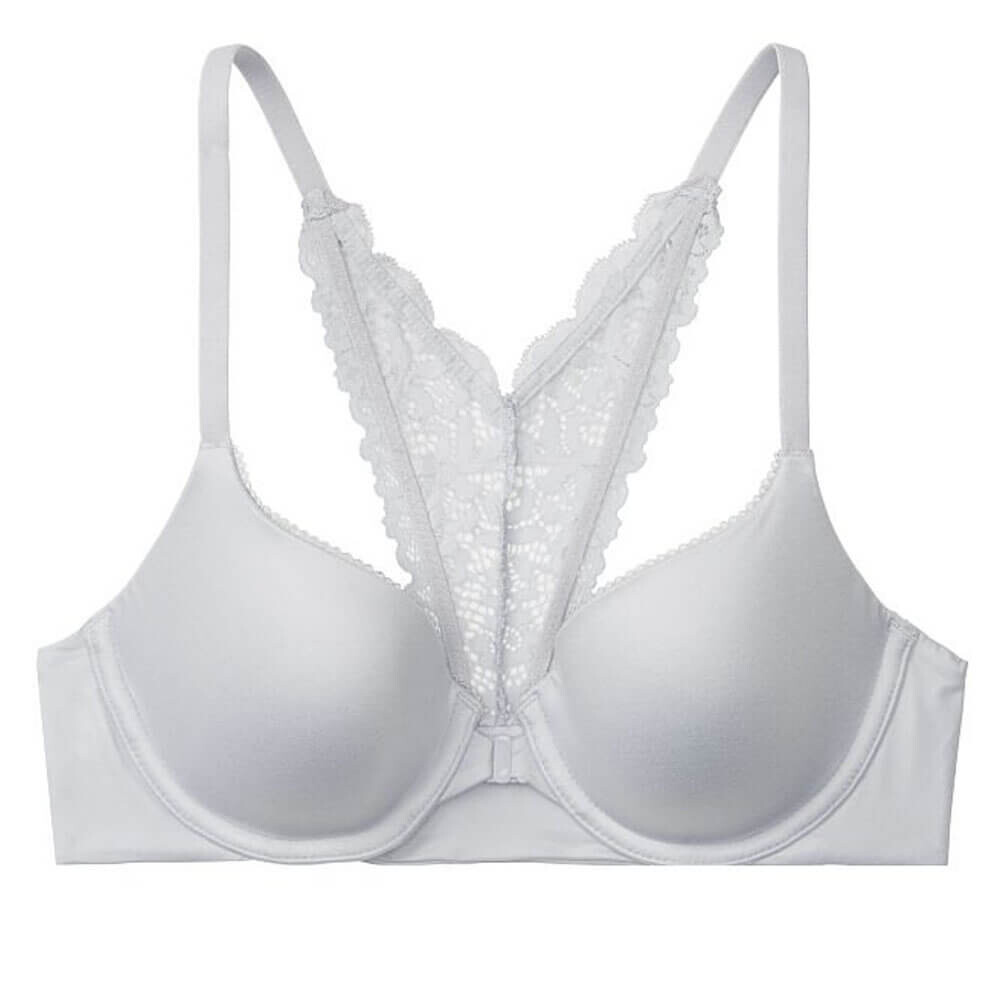 

Бюстгальтер на легкой подкладке Victoria's Secret Body by Victoria Smooth Demi, светло-серый