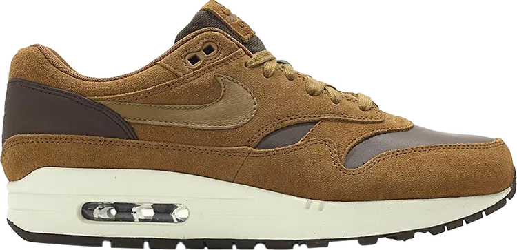 

Кроссовки Nike Air Max 1 Premium Leather 'Ale Brown', коричневый