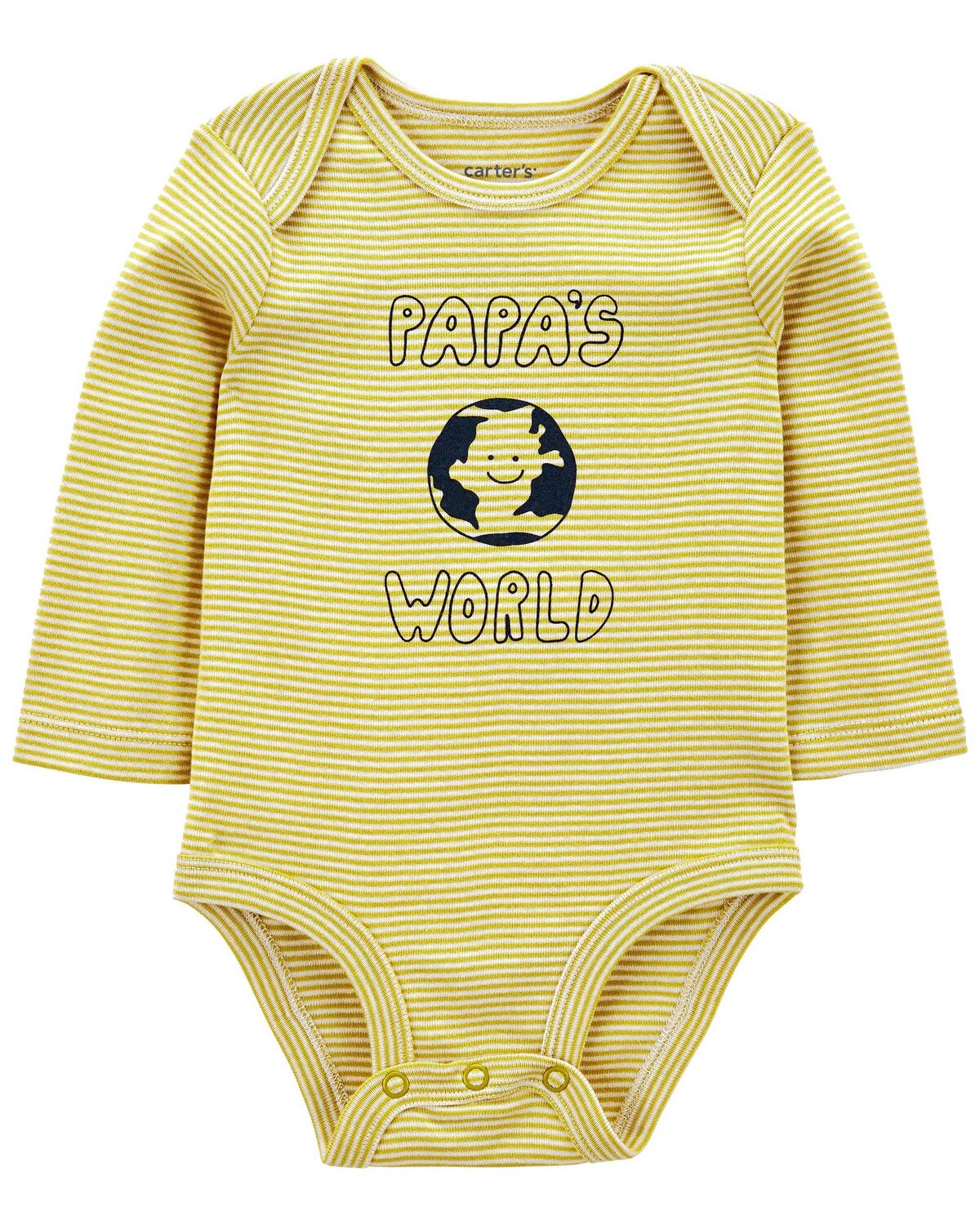 

Боди Baby Mommy с длинными рукавами Carter's, желтый