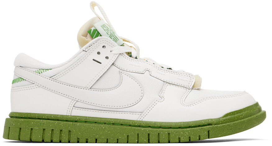 

Бело-зеленые кроссовки Air Dunk Low Jumbo Nike