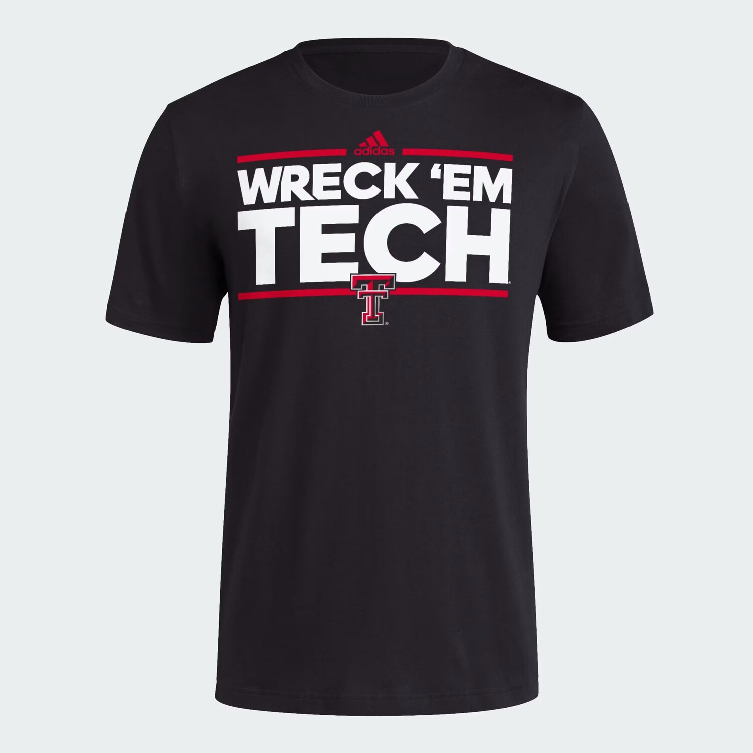

Техасская техническая футболка Adidas, цвет Black/Ncaa-Txt-7tb