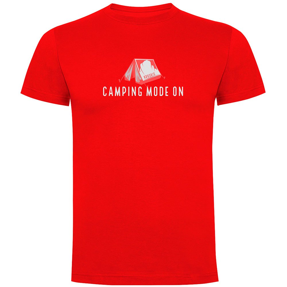

Футболка с коротким рукавом Kruskis Camping Mode On, красный