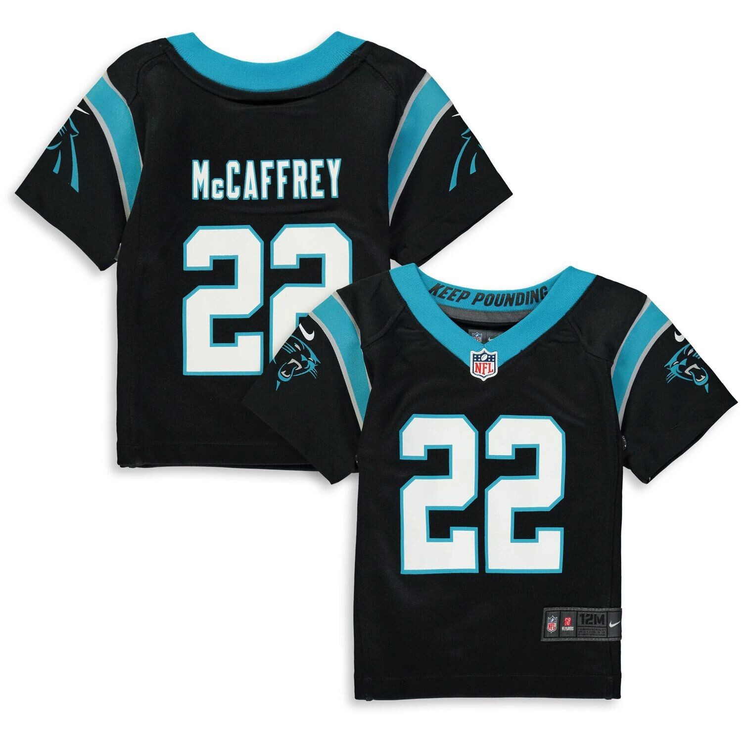 

Детская игровая майка Nike Christian McCaffrey Black Carolina Panthers Player Nike