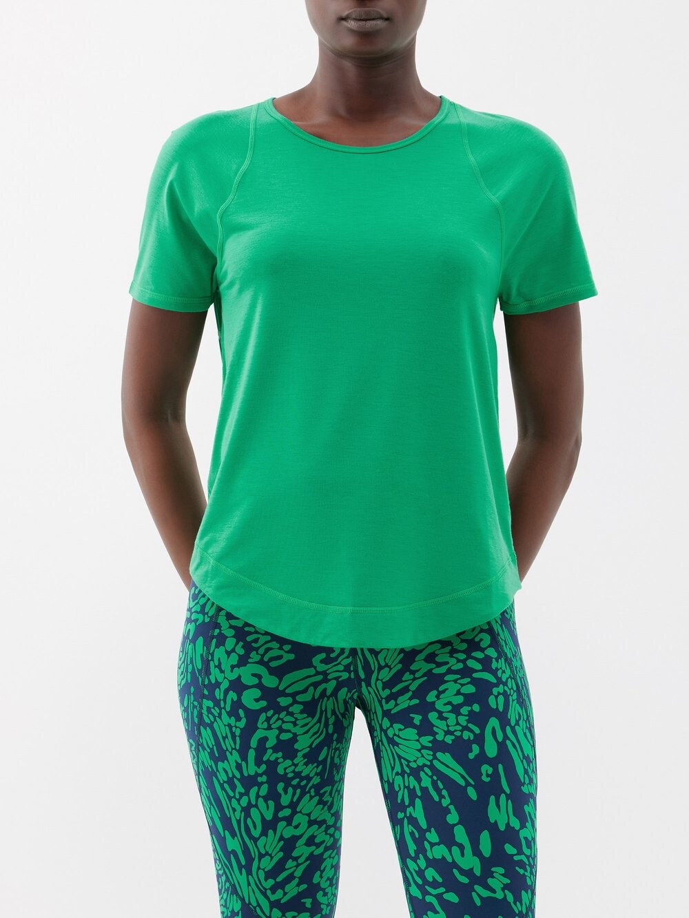 

Футболка breathe easy из джерси Sweaty Betty, зеленый