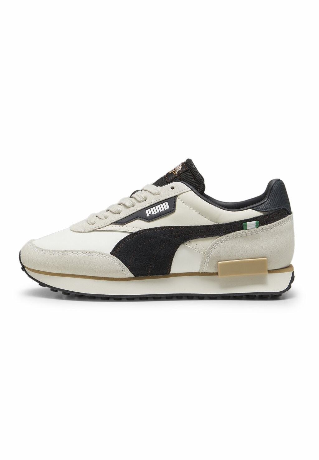 

Низкие кроссовки Future Rider For The Fanbase Puma, цвет alpine snow black