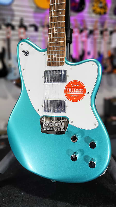 

Электрогитара Squier Paranormal Toronado Electric Guitar - Mystic Seafoam with Parchment Pickguard Authorized! 558 GET PLEK’D!