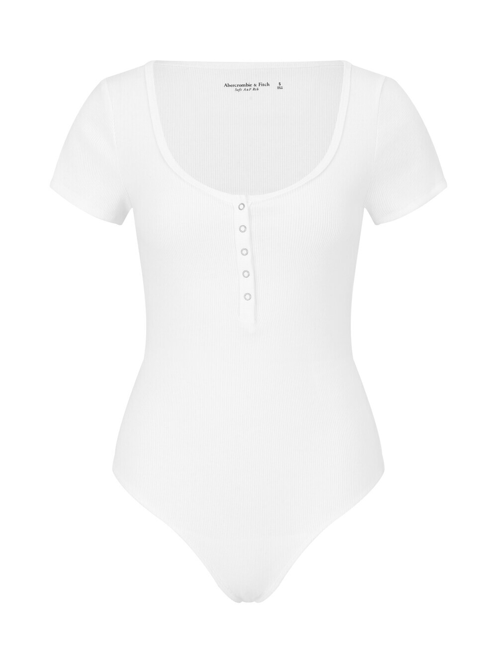 

Боди-рубашка Abercrombie & Fitch, белый