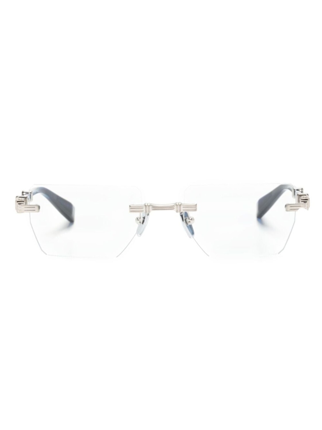

Balmain Eyewear очки в прямоугольной оправе с логотипом, синий