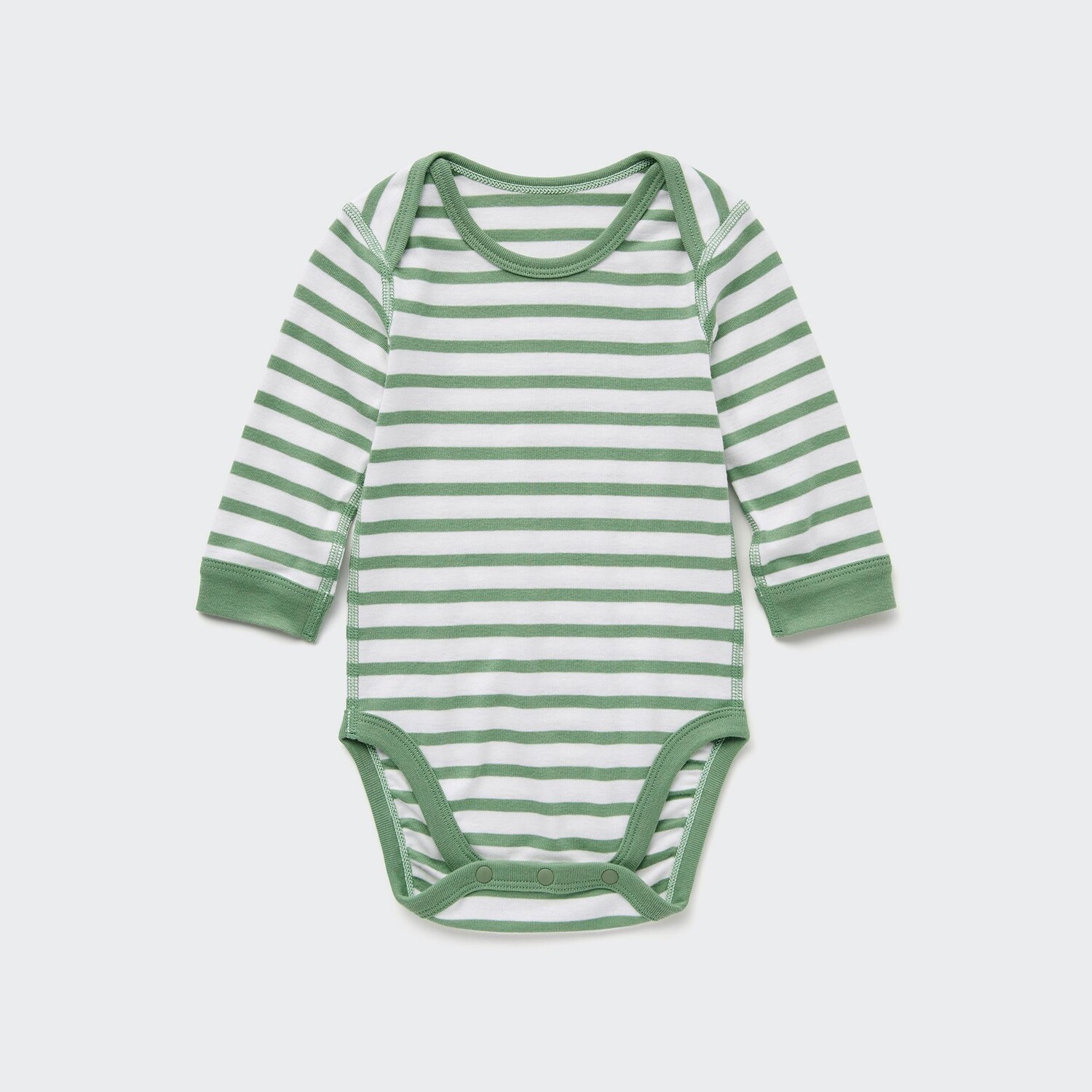 

Боди UNIQLO с длинными рукавами, зеленый