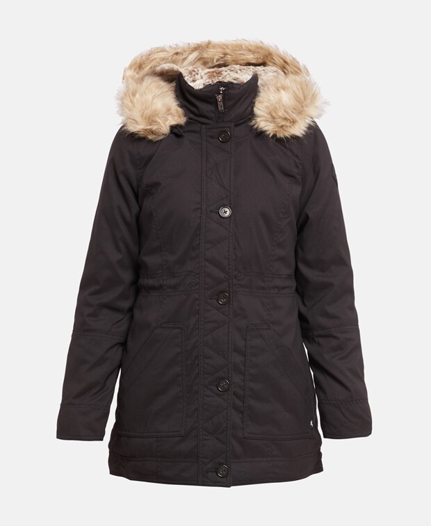 

Межсезонное пальто Hollister, черный