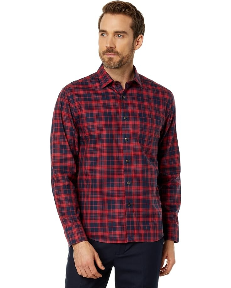 

Рубашка UNTUCKit Wrinkle-Free Vinho Shirt, красный