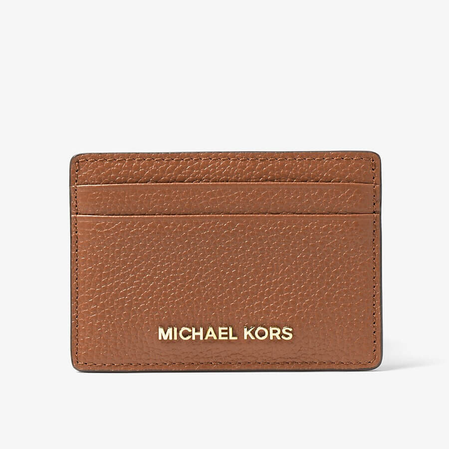 

Визитница Michael Michael Kors Pebbled Leather, коричневый